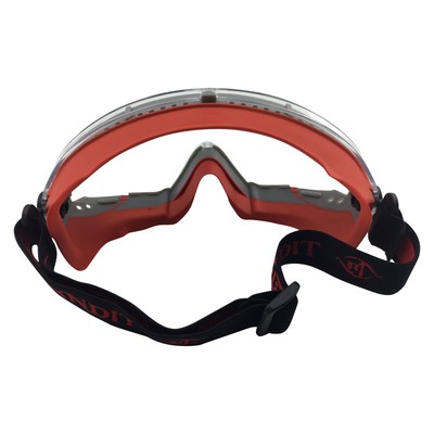 Fire Rated & High Temp Safety Goggles - 12X   Frontline - Red Clear Lens 109SRCF