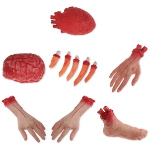 Fake Arm Halloween Horrorprops Schreckliches Bein Hand Fuss Gebrochener Finger Ebay