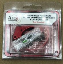 *Apex-Tactical for S&W Shield Duty/Carry Action Enhancement Trigger & Kit - Red 