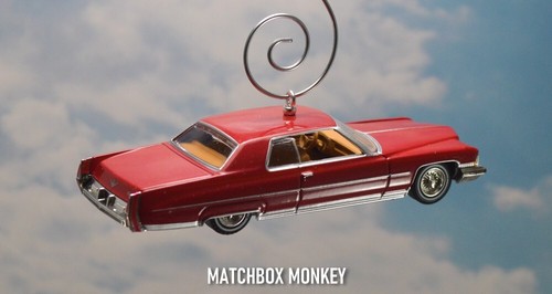 1973 Cadillac Coupe DeVille Christmas Tree Ornament Land Yacht Lowrider Adorno - Picture 8 of 14