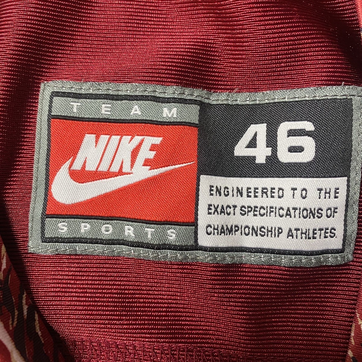 Auth 90's Florida State Seminoles Nike Game Used FSU