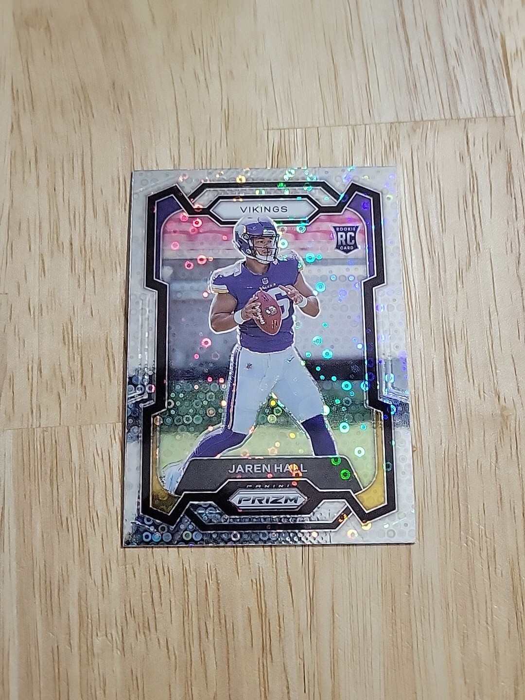 2023 Prizm JAREN HALL Silver Disco Prizm #367 No Huddle Rookie RC Vikings SP