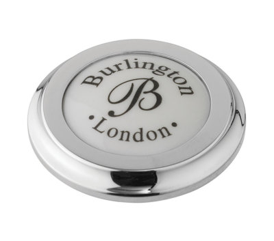 Burlington traditioneller Chrom Hahnlochstopper - A49CHR
