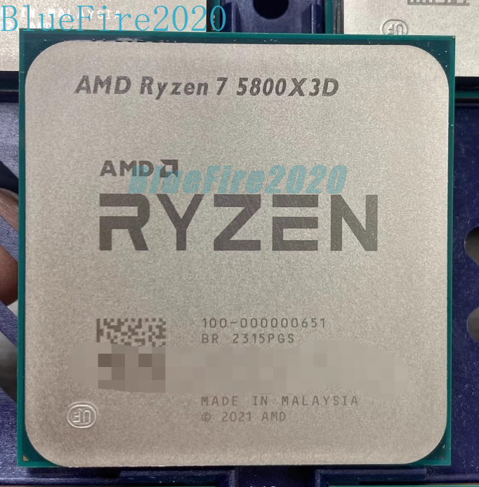 AMD Ryzen 7 5800X3D 8-core 16-thread 3.4-4.5Ghz 3-level