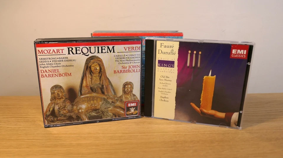 Immortal Requiems Mozart Verdi Faure Durufle EMI 3 CD Box Set Foto 3 de 4