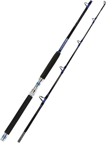 Versatile Saltwater Trolling Rod - 8ft Length, 1/2-Piece Design for Big Game - Picture 3 of 9
