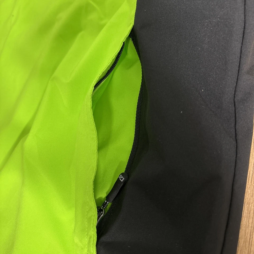 Cutter And Buck Weather Tech Pro Cycling Jersey Small Black / Neon Yellow - Image 3 of 4