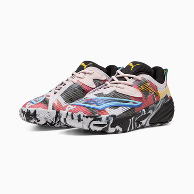 Puma All-Pro NITRO 2 Basketball Shoes 312841-01 Jasmine Flower