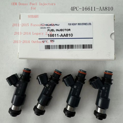 #ad 4x OEM DENSO 16611 AA810 Fuel Injectors For 11 15 Subaru 2.5L Forester Legacy $48.69