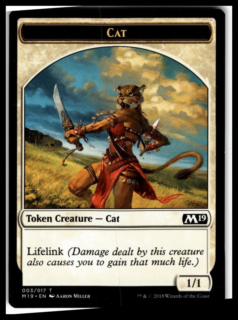 Core Set 2019 #3 Cat Token