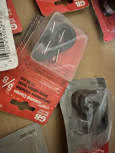 Gardner Bender Insulated Cable Clamps PPR-1558, 5/8'', pkg of 2, black - Picture 7 of 7