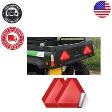 Durable 7x8 Reflective Slow Moving Vehicle Stickers - 2 Pack for All Vehicles