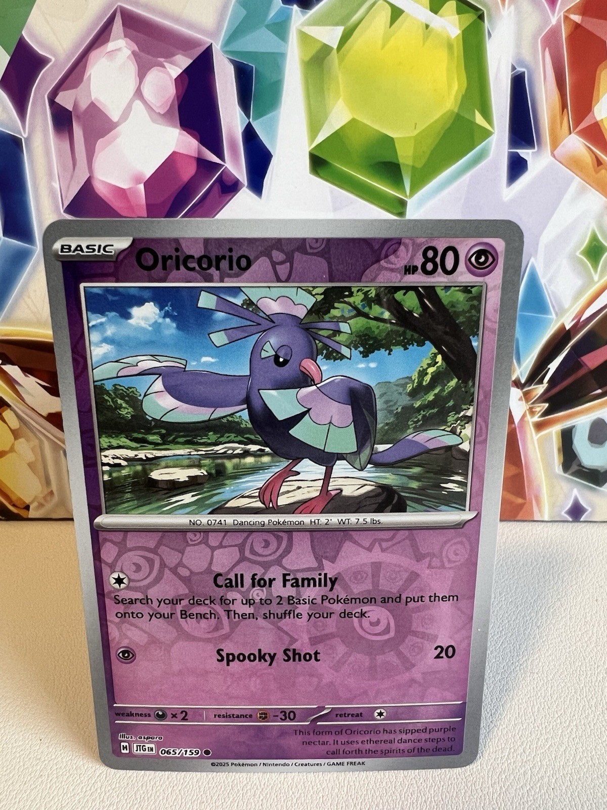 Oricorio 065/159 Reverse Holo Common Pokemon TCG S&V Journey Together NM