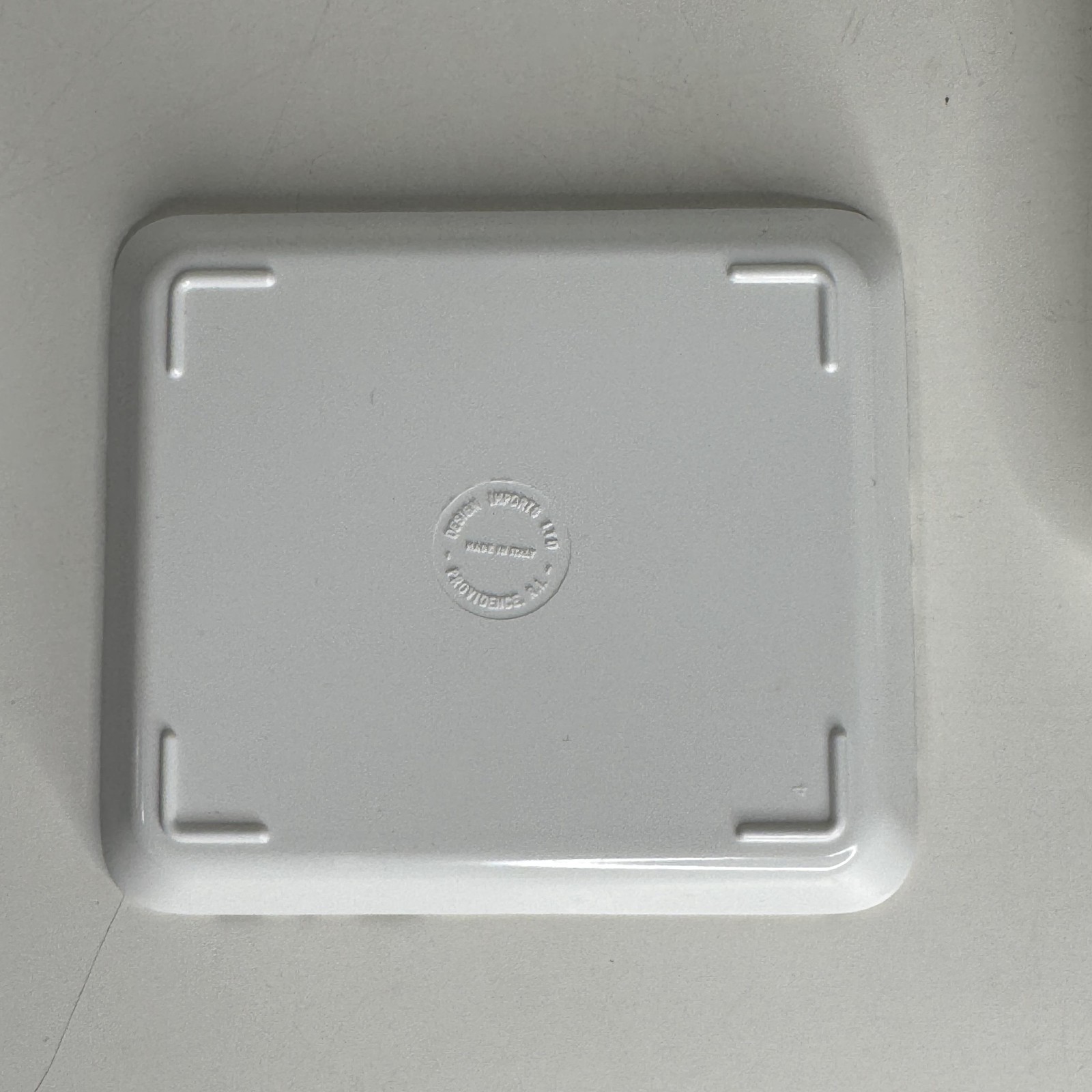 Vtg Design Imports Italy Ivy Leaf Small Melamine Plates Tray Snack Trinket Set 4