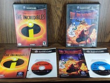 The Incredibles Rise of the Underminer Nintendo GameCube CIB Authentic Rare Set