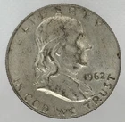 1962-D Franklin Half Dollar 90% Silver