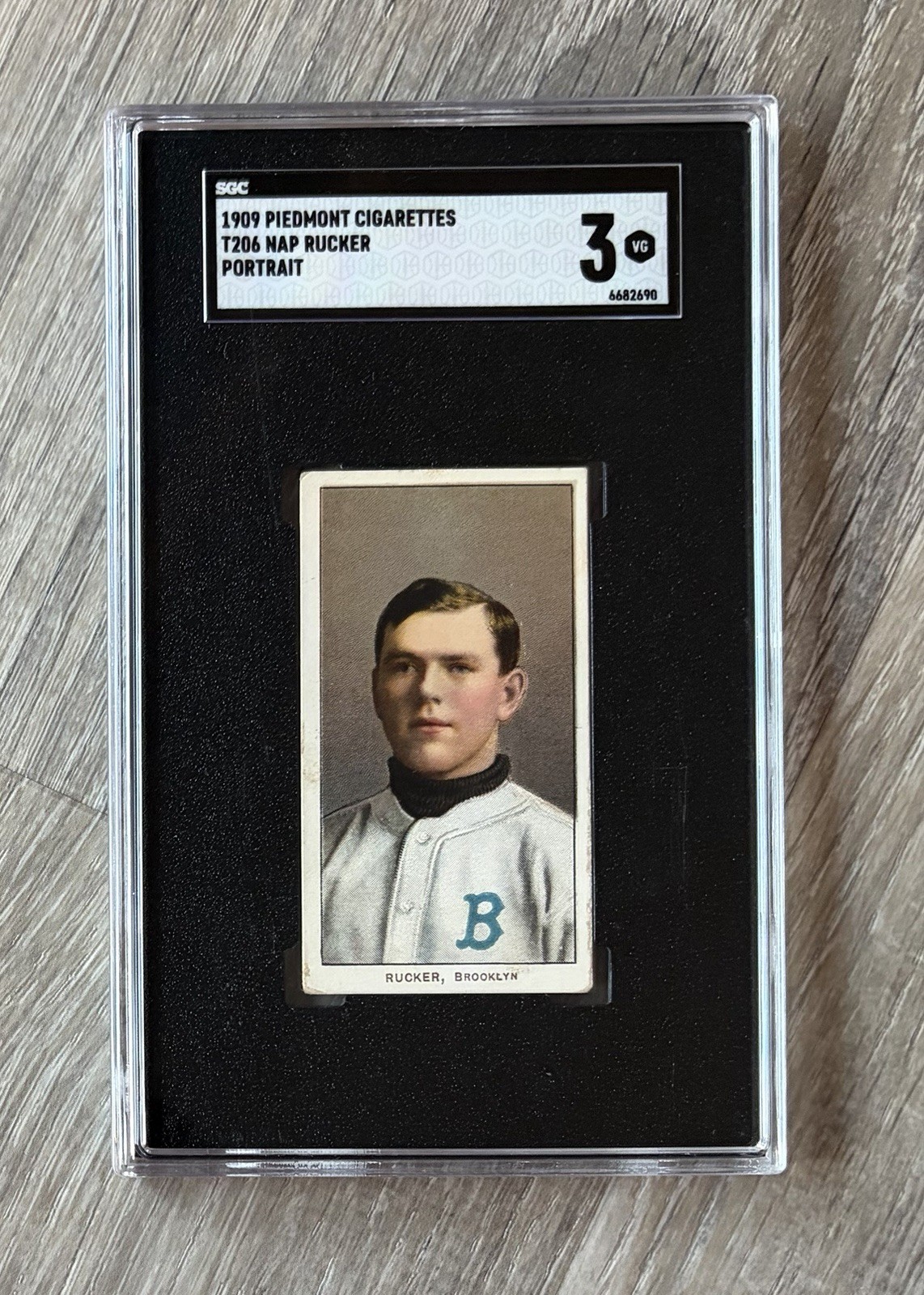 1909 T206  Nap Rucker Portrait Subjects 150