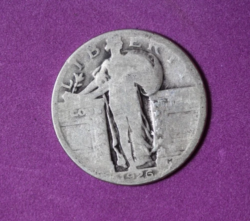 1926- Standing Liberty Silver Quarter #P33075