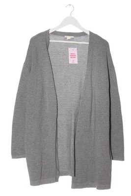 H&M Cardigan Damen Jacke Gr. DE 38 hellgrau Casual-Look