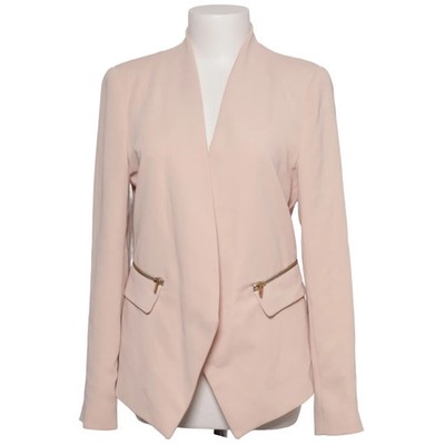 Zara Basic, Blazer, Größe: L, Pink, Acetat/Polyester, Einfarbig, Damen #EBI