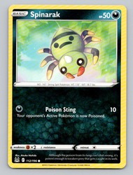 Spinarak 112/196 Lost Origin Common