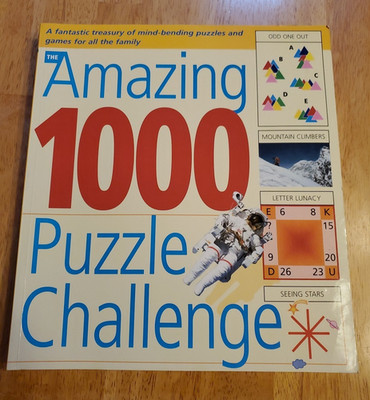 The Amazing 1000 Puzzle Challenge  Word Logic Number Puzzles Games NEW