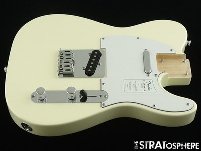 Fender Standard Telecaster Tele LOADED BODY, Guitar Poplar Olympic White.