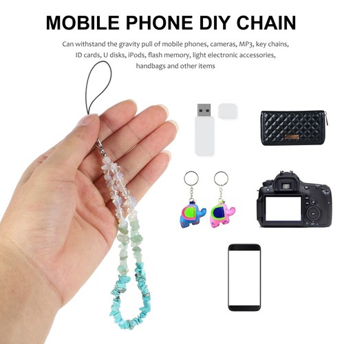 Tropical Green Hanging Chain Handy-Lanyard Telefonschnur Mit Perlen - 第 4/10 張圖片