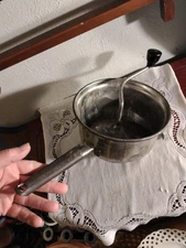 Vintage Foley Food Mill Stainless Steel 1 Quart Hand Crank Made in USA 7" Dia