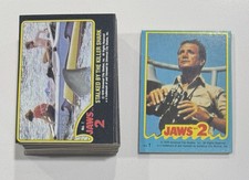 1978 Topps Jaws 2 Complete 59 Card Set with 11 Stickers