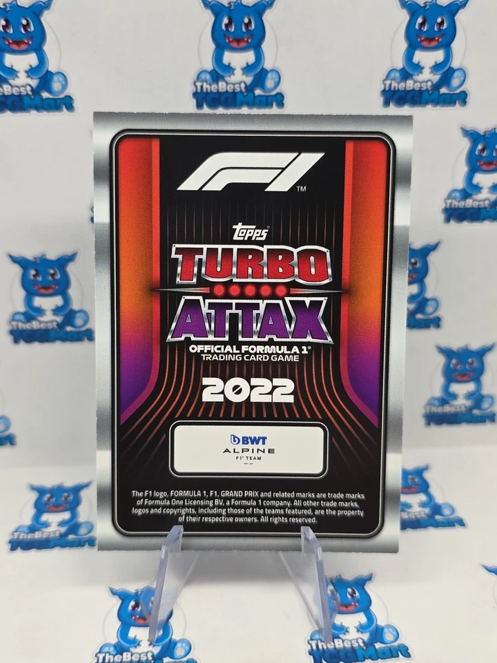 2022 Topps Turbo Attax F1 Formula 1 Grand Prix Booster Esteban Ocon #321 - Image 2 of 2