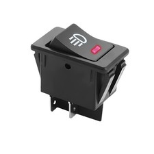 Car Fog Light Toggle Rocker Switch, 4 Pin 12V 35A ON/Off SPST Fog Lamp Red