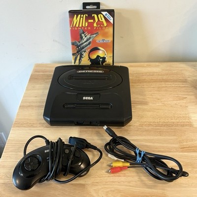 Combo Sega Genesis Model 2 Console Bundle MK-1631 w/Controller and Game - Tested
