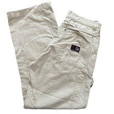 Polo Ralph Lauren Vintage Boys Size 14 Khaki Tan Chino Cargo Wide Leg Pants