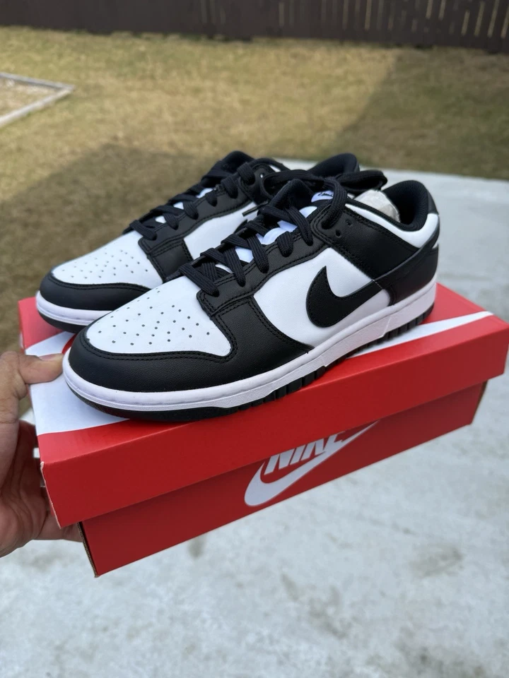 Talla 9.5 - Nike Dunk Low Negro Blanco W Foto 2 de 4