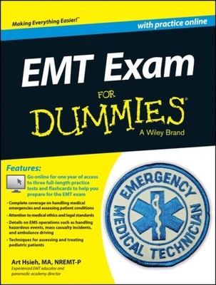 EMT BASIC EXAM FOR DUMMIES by Arthur Hsieh Paperback Self Help Business