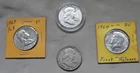 GROUP OF 4 JFK & FRANKLIN HALVES- SILVER