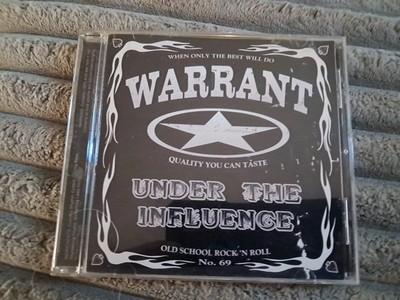 Warrant Under the Influence CD, 2001 Downboys Records 11 Tracks Free Shipping 