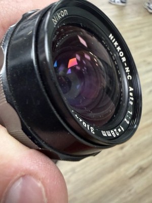 Nikon NIKKOR-N.C Auto 28mm f/2 Non Ai Wide Angle MF Lens | eBay