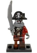 NEW LEGO SERIES 14 ZOMBIE PIRATE MINIFIGURE