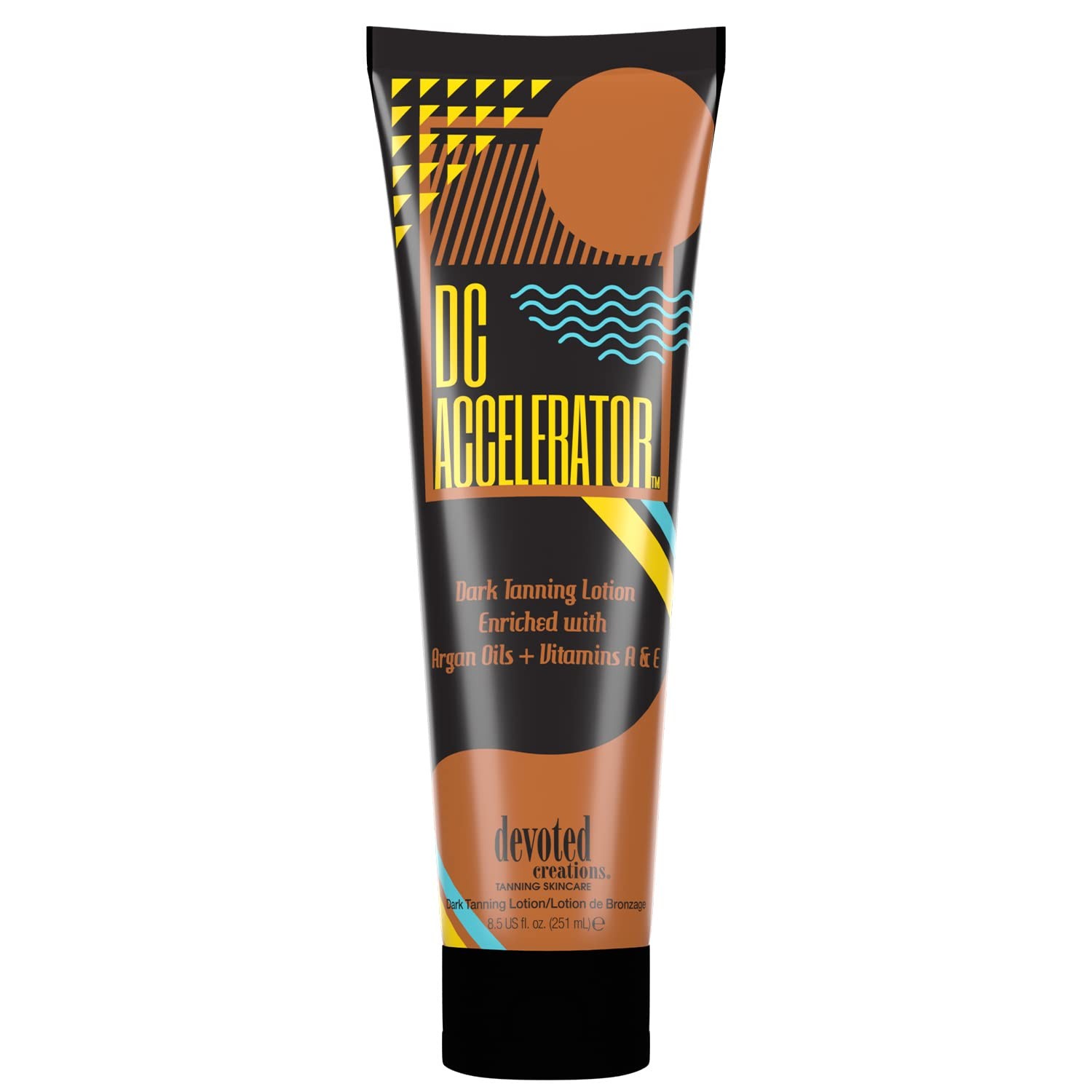 Devoted Creations DC Accelerator Dark Sunbed Tanning Lotion with Argan Oil 251ml