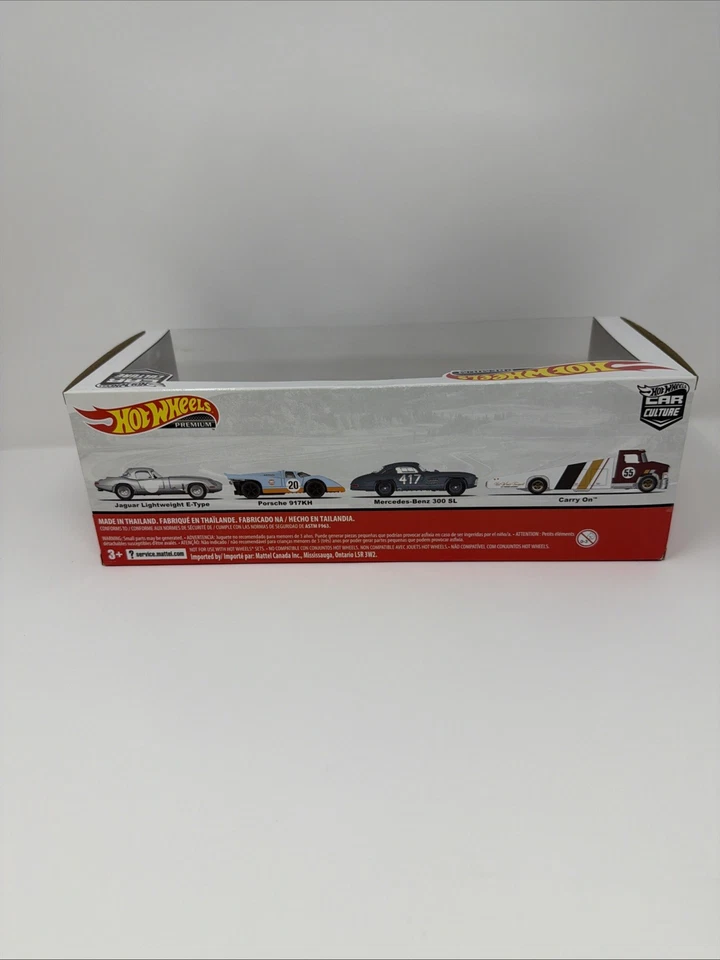 Hot Wheels Car Culture Jaguar Porsche Mercedes 2020 conjunto de diorama de 4 autos - Golfo Foto 2 de 3