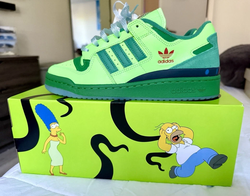 Los Simpson x Adidas Forum 84 Low Kang & Kodos JQ5290 Treehouse of Horrors NUEVO Foto 4 de 4