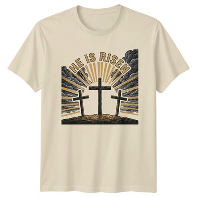 Er ist auferstanden Christlicher Glaube T-Shirt Christentum Religion Ostern Geschenk