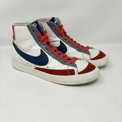 Nike Blazer Mid '77 D07396-991 Red Blue Men's Size 9
