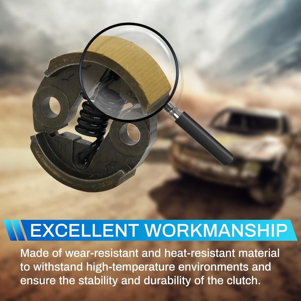7000RPM Clutch Kit with Replacement Springs Centrifugal 2 Set for...  - Image 4 of 4