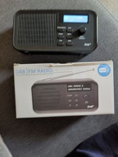 Dab+ Rechargeable Radio, boxed, Portable, With Headphones Socket.