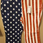 Judy Blue Plus Red White Blue Stars & Stripes Patriotic Flared Jeans — photo 1