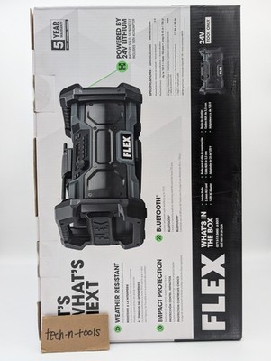 Flex 24V Cordless Jobsite Radio FX5351-Z Bluetooth USB Charge Port (TOOL ONLY)