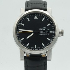 Fortis Spacematic Automatico Uomo Orologio 40MM Acciaio Vintage Alto